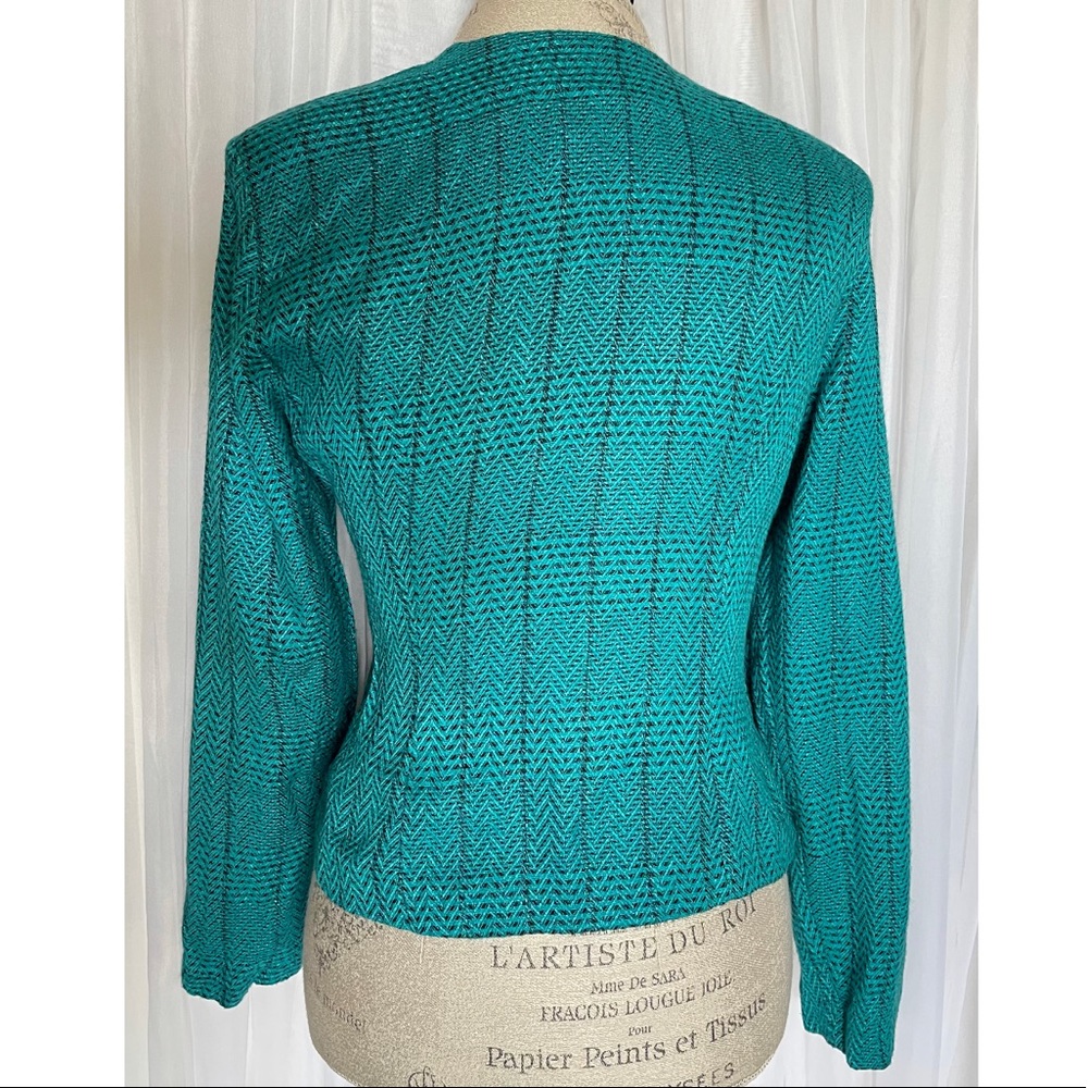 Vintage Cropped Blazer Double Breasted Size 7/8 - Picture 2 of 2
